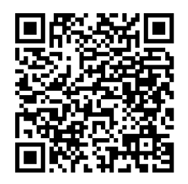 رمز QR أبيض وأسود على خلفية بيضاء.