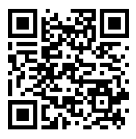 Black and white QR code on a white background.