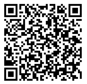 Black and white QR code on a white background.